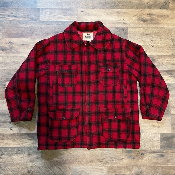 Vintage 60sWoolrichHeritage Plaid Wool Coat
